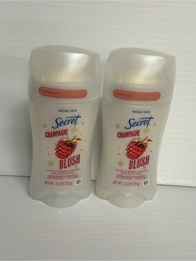 (2) Secret Champagne Blush Antiperspirant 2.6oz ~EXP: 6/27+
